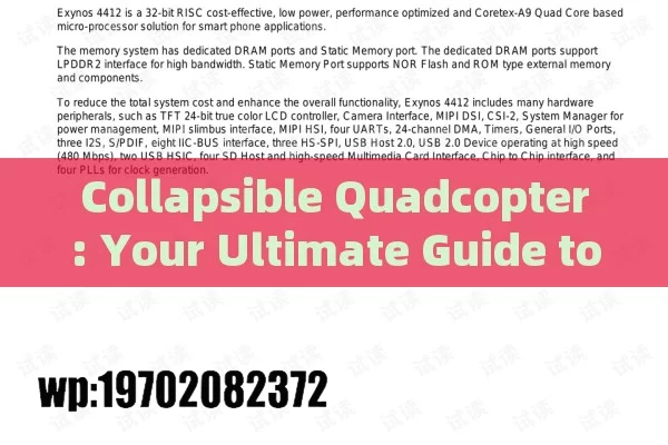 Collapsible Quadcopter: Your Ultimate Guide to Portable Drone Fun